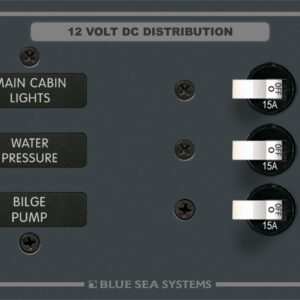 Blue Sea Systems DC paneel, 6 positsiooni