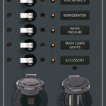 Blue Sea Systems paneel CB 12VDC SCKT & USB