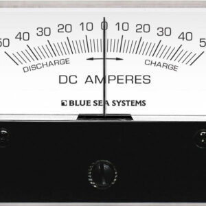 Blue Sea Systems AMMETER DC 50-0-50 A W/SHUNT