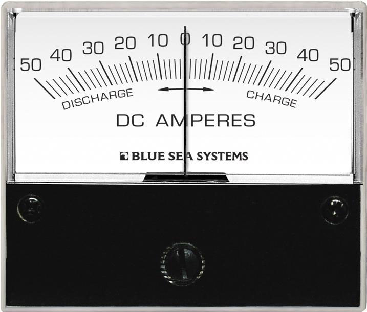 Blue Sea Systems AMMETER DC 50-0-50 A W/SHUNT