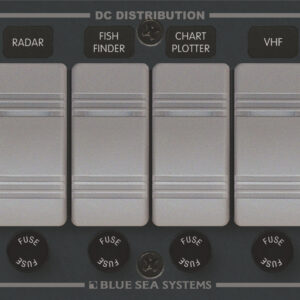 Blue Sea Systems PANEL H2O 12VDC AGC 8POS H