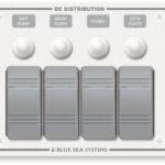 Blue Sea Systems PANEL H2O 12VDC CLB 4POS H
