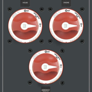 Blue Sea Systems PANEL DC BATTERYMNG 3M DUAL BAT