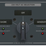 Blue Sea Systems AC ROTARY PANEL 230V/30A OFF+2