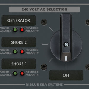 Blue Sea Systems AC ROTARY PANEL 240V/65A OFF+3