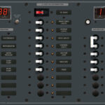 Blue Sea Systems paneel 230 V AC 8POS/DC18POS DMMS