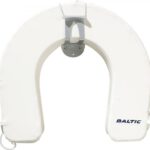 Holder for horseshoe buoy;
