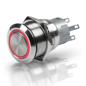Lüliti SISSE/VÄLJA RING 12V PUNANE