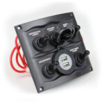 BEP paneel SPRAYPROOF 5 WAY W.DUAL USB MC10