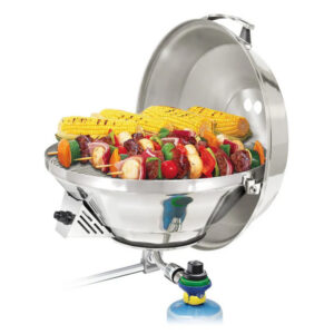 MAGMA Marine Kettle 3 Combination Stove & Gas Grill, Type 2 Valve, Party Size, CE