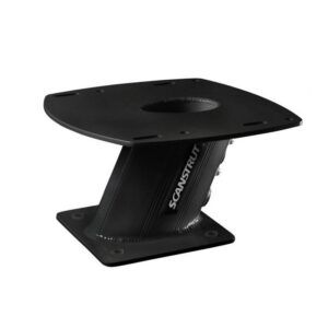 Black APT-150-01 Aluminium PowerTower aft leaning 150mm / 6" for radomes