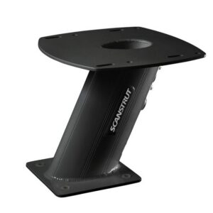 Black APT-250-01 Aluminium PowerTower aft leaning 250mm / 10" for radomes