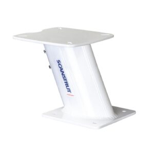 APT-250-02 Aluminium PowerTower aft leaning 250mm / 10" for radomes