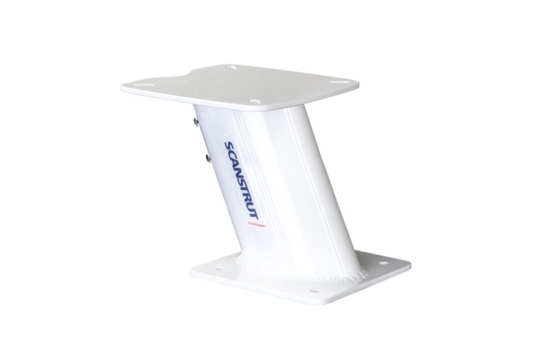 APT-250-02 Aluminium PowerTower aft leaning 250mm / 10" for radomes