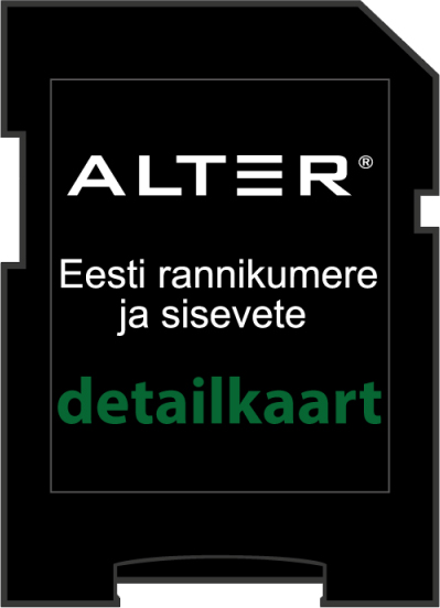Detailkaart ALTER-4 Eesti rannik 20nm ja siseveed