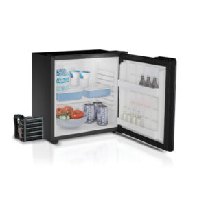 C25L, Single door refrigerator - BLACK -, 25L, 12/24Vdc, External