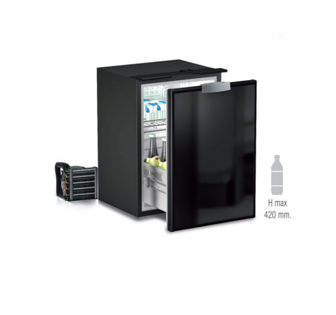C42DW, Drawer refrigerator - BLACK -, 42L, 12/24Vdc, External
