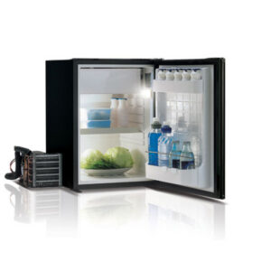 C42L, Single door refrigerator - BLACK -, 42L, 12/24Vdc, External