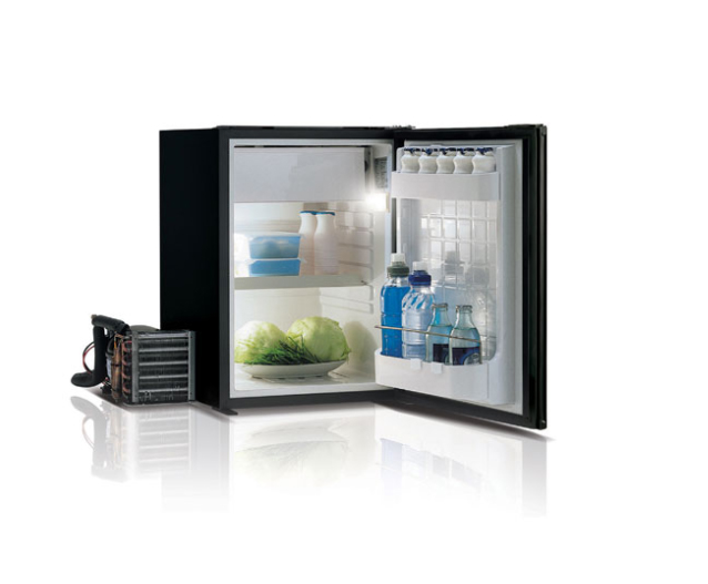 C42L, Single door refrigerator - BLACK -, 42L, 12/24Vdc, External
