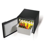 C47, Drawer refrigerator with Airlock system - GREY -, 47L, 12/24Vdc, External