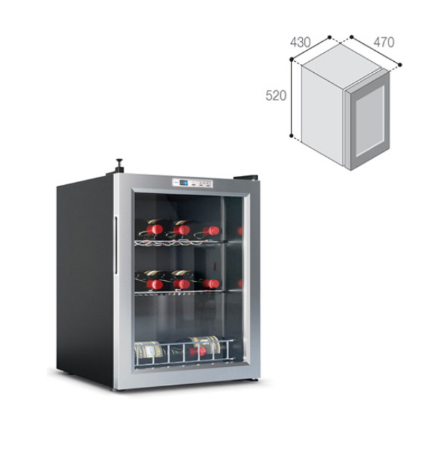 DCW46, Wine cellar, 46L, 12/24Vdc - 100/240Vac - Pilt 2