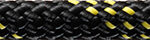 DINGHY LIGHT; 8,0mm; black/yellow