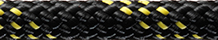 DINGHY LIGHT; 6,0mm; black/yellow