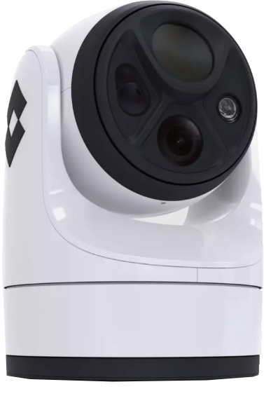 M460-LRF 3-Axis Stabilised Thermal Camera (640 x 480, 30Hz PAL/NTSC, 6-24° FOV) QHD Color Low Light, 2° LED Spotlight, and 5km Laser Range Finder