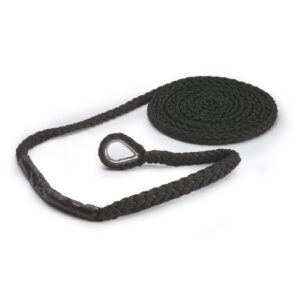 EXTENSION MOORING (with thimble); 6m; 12mm; black