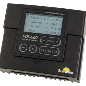 FOX-260 LCD, 20A, 12V/24V over- +discharge protection
