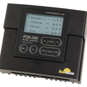 FOX-260 Li LCD, 20A, 12V/24V over- +discharge protection