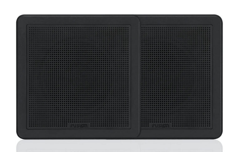 FM-F77SB, Flush Mount Speaker, 7.7", Square Black