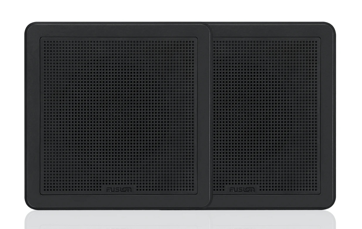 FM-F65SB, Flush Mount Speaker, 6.5", Square Black