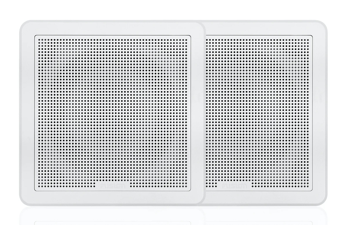 FM-F65SW, Flush Mount Speaker, 6.5", Square White