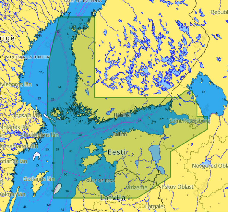 C-MAP GULF OF FINLAND & AALAND ARCHIPELAGO-4D