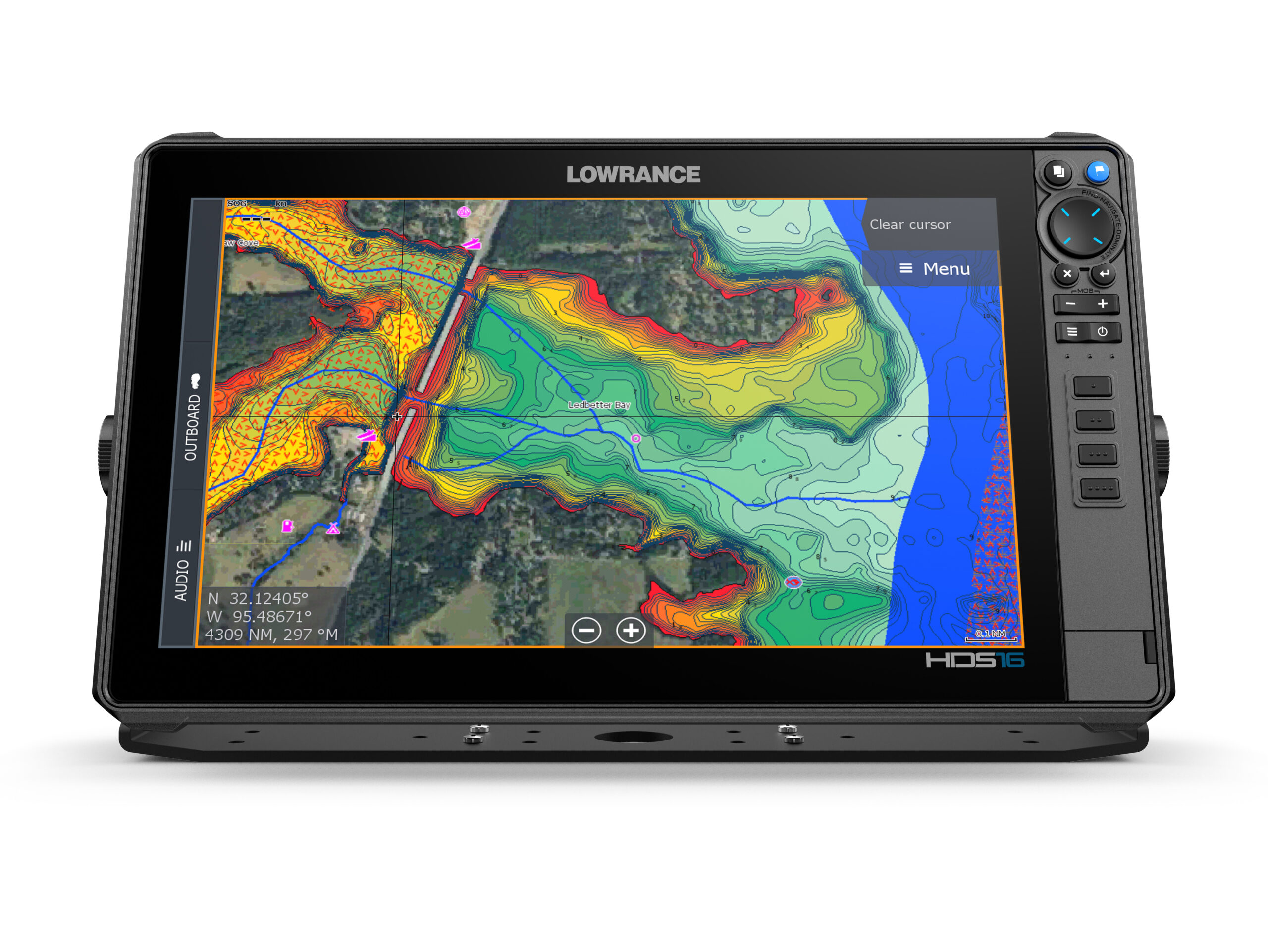 Lowrance HDS-16 PRO koos Active Imaging HD 3-in-1 anduriga (ROW)