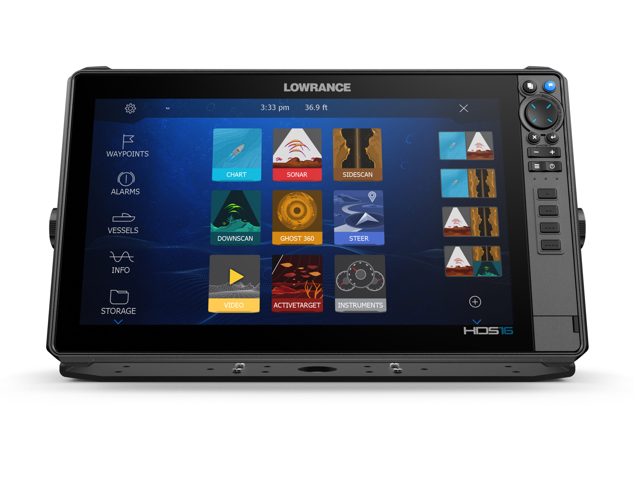 Lowrance HDS-16 PRO koos Active Imaging HD 3-in-1 anduriga (ROW) - Pilt 2