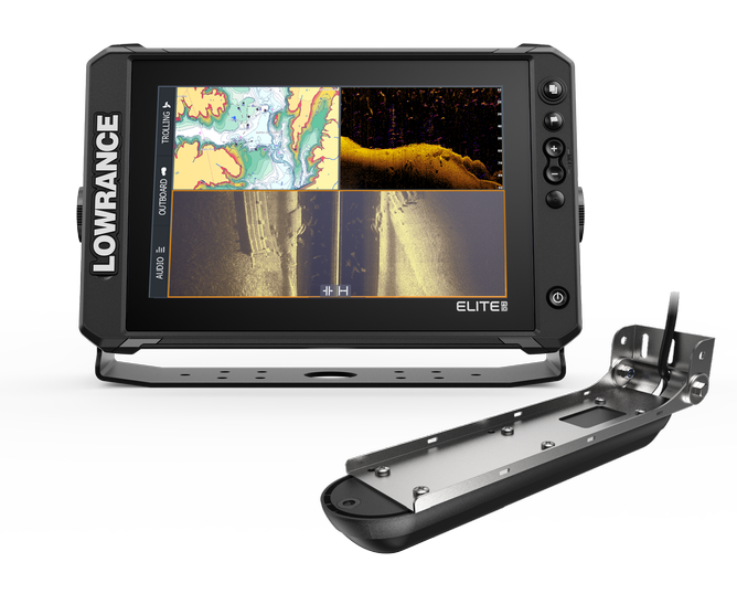 Lowrance Elite™ FS 10 koos aktiivse pildistamise 3-ühes anduriga (ROW)