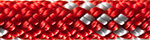 LEECH LINE; 3,0mm; red/silver