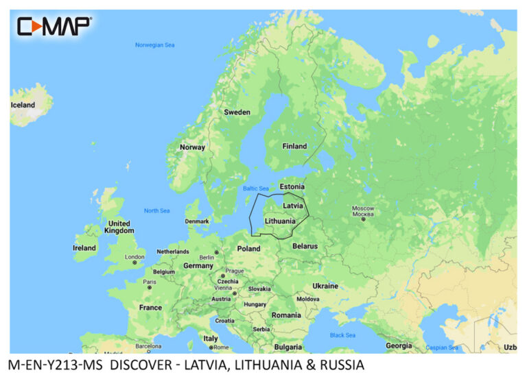 C-MAP DISCOVER - Latvia, Lithuania & Russia