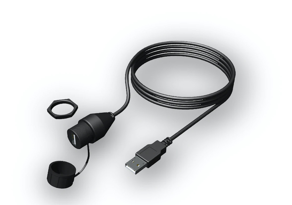 Bulk Head Mounted USB Port - Compatible with 70, 100, 205, 300, 650, 7xx Series