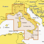 Navionics+ NAEU12R Mediteranean Sea, Central & West