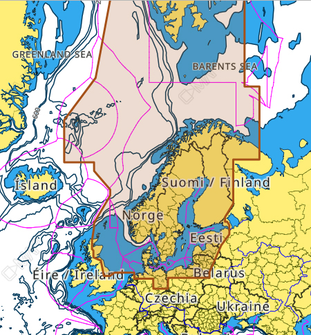 C-MAP NORTH AND BALTIC SEAS-MAX