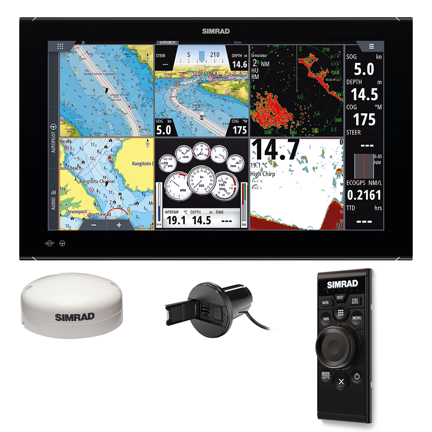 Simrad NSO16 evo3 süsteemikomplekt