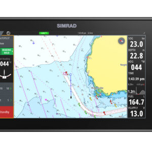 „Simrad Yachting NSS16 evo3S“ su pasauliniu baziniu žemėlapiu