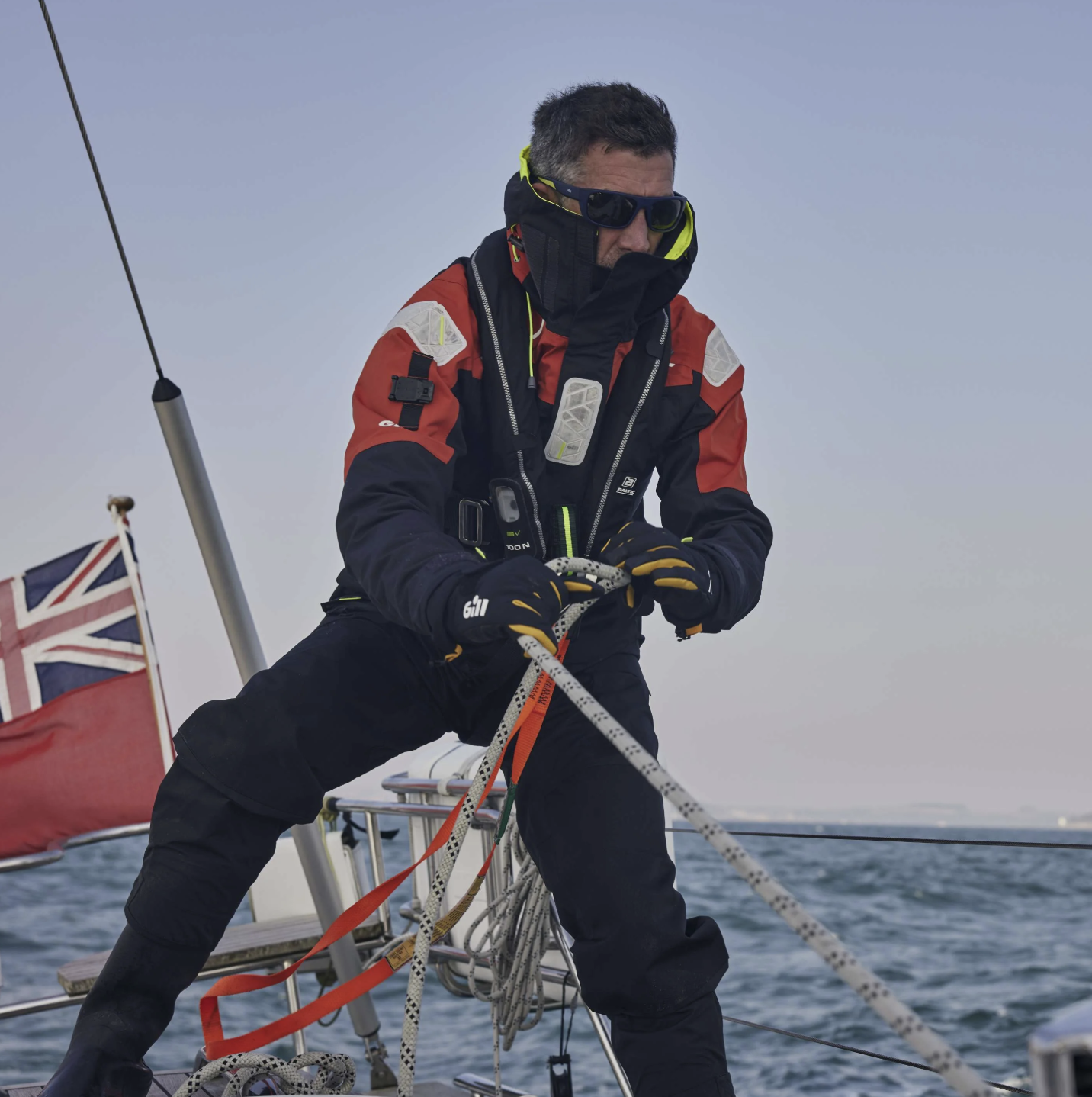 OS1 Ocean Jacket - Tumehall/oranž - M 5 OS1 Ocean Jacket - Tumehall/oranž - M - Pilt 5