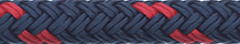 PALMA ELASTIC; 10,0mm; navyblue/red