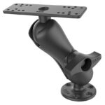 RAM 6.25X2 PLATE W D BALL, ARM & BASE