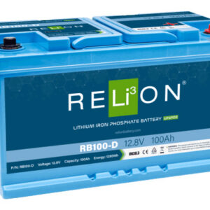Relion 12,8 V 100 Ah DIN 4SC LiFePO4 akumulators