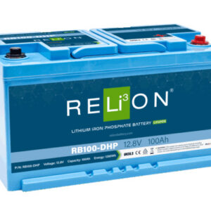 Relion 12,8 V 100 Ah DIN-HP 4SC LiFePO4 akumulators